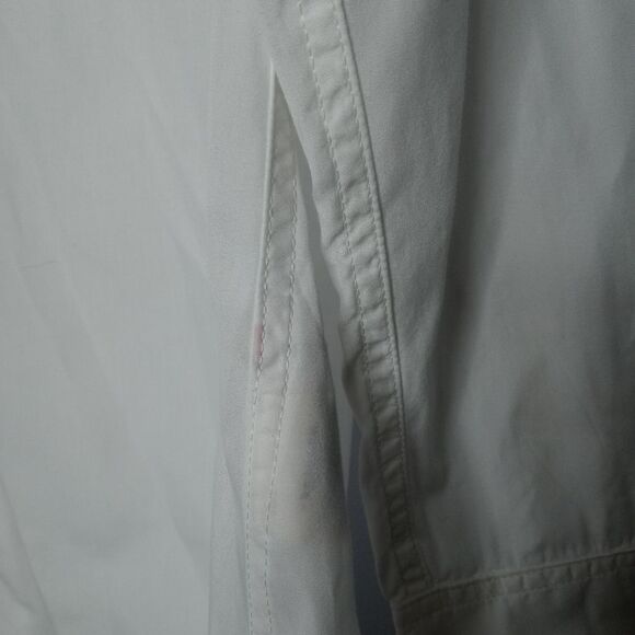 YOHJI YAMAMOTO  Long Sleeve hooded Shirts white size 2/small - Picture 2 of 8